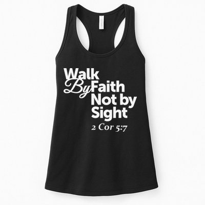 Walk By Faith Not By Sight - 2 Cor 57 Womens Tank Top