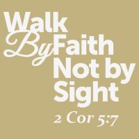 Walk By Faith Not By Sight - 2 Cor 57 Button