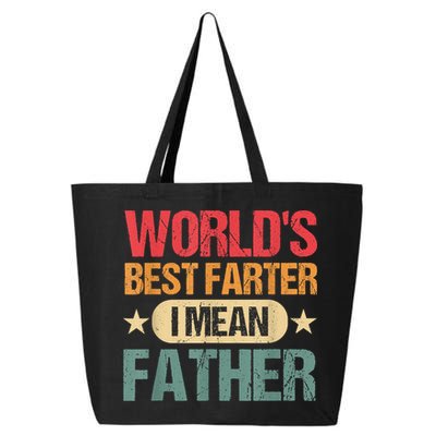 Worlds Best Farter I Mean Father Best Dad Ever Cool 25L Jumbo Tote