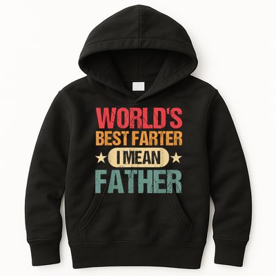 Worlds Best Farter I Mean Father Best Dad Ever Cool Kids Hoodie