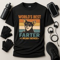 World's Best Farter I Mean Father Cooling Performance Crew T-Shirt