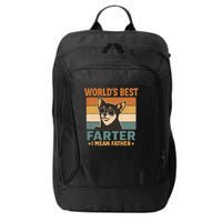 World's Best Farter I Mean Father City Backpack