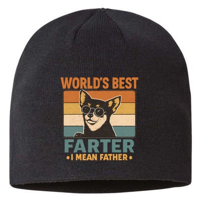World's Best Farter I Mean Father Sustainable Beanie
