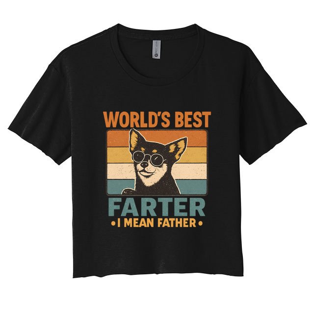 World's Best Farter I Mean Father Crop Top