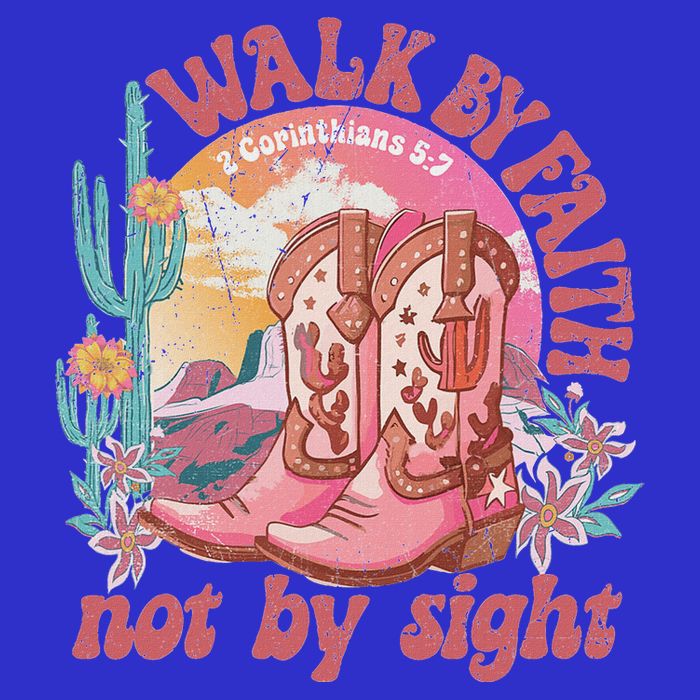 Walk By Faith Not By Sight Saying Bible Verse Kids Hoodie