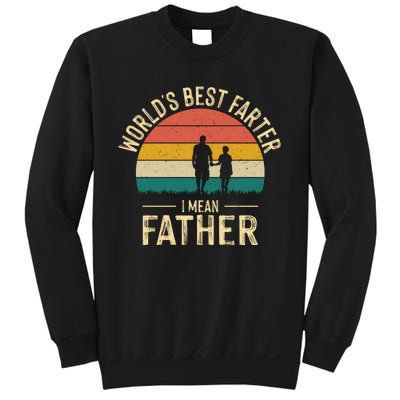 WorldS Best Farter FatherS Day Graphic Sweatshirt