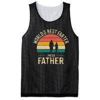 WorldS Best Farter FatherS Day Graphic Mesh Reversible Basketball Jersey Tank