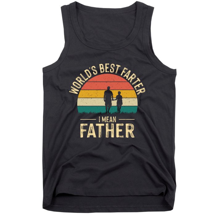 WorldS Best Farter FatherS Day Graphic Tank Top