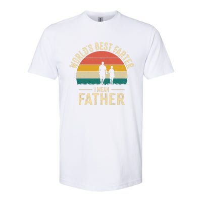 WorldS Best Farter FatherS Day Graphic Softstyle® CVC T-Shirt