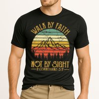 Walk By Faith Not By Sight T Bible Verse Gift Christian Cooling Performance Crew T-Shirt