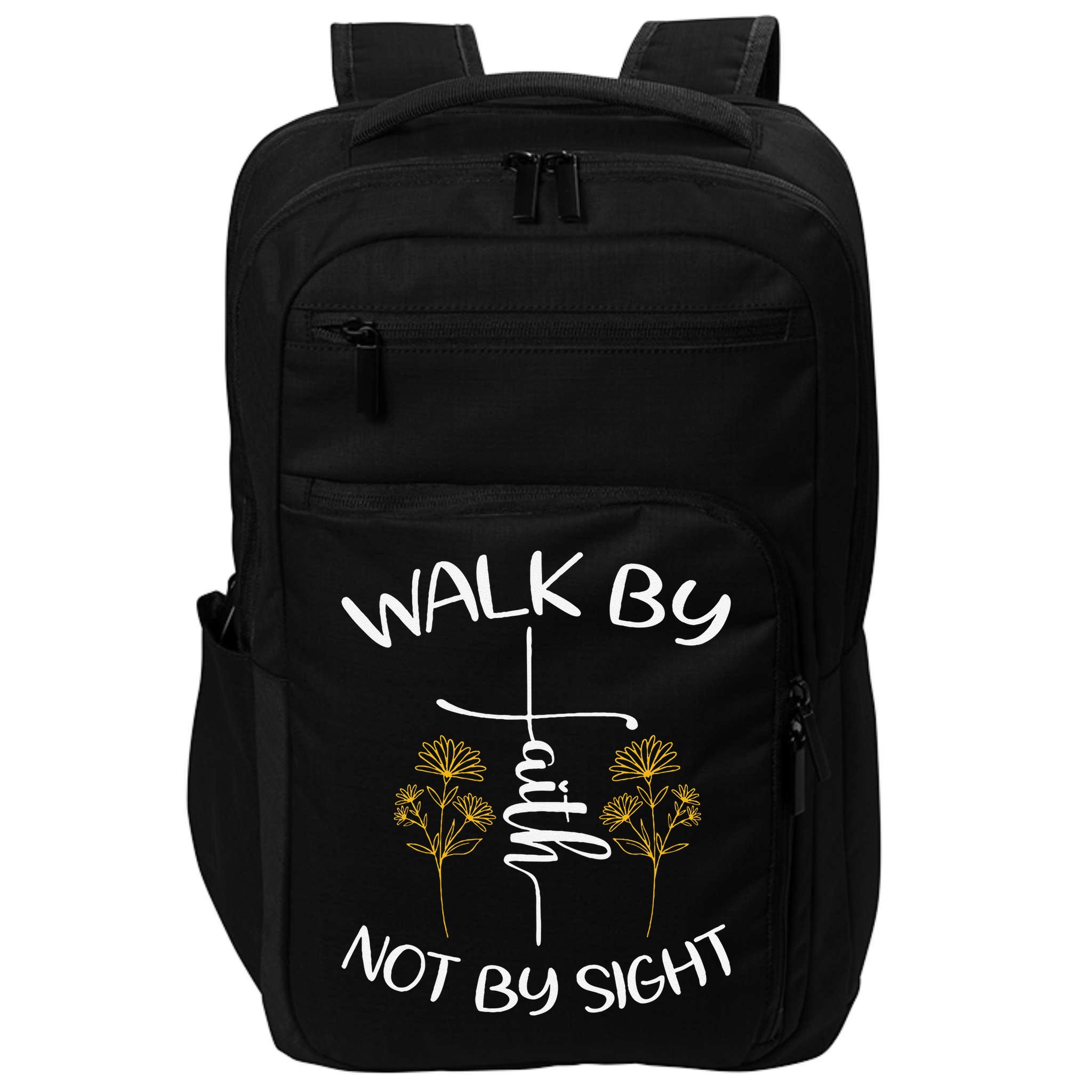 Walk By Faith Not By Sight God Faith Jesus 4 Impact Tech Backpack
