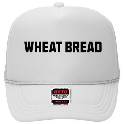 Wheat Bread Funny Costume Halloween High Crown Mesh Back Trucker Hat