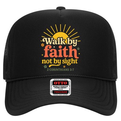 Walk By Faith Not By Sight Bible Quote 2 Corinthians 57 Trucker Hat