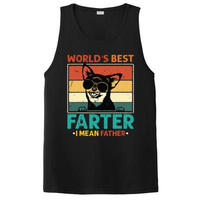 Worlds Best Farter I Mean Father Best Dad Ever Cool Dog PosiCharge Competitor Tank