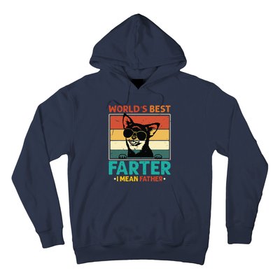 Worlds Best Farter I Mean Father Best Dad Ever Cool Dog Hoodie