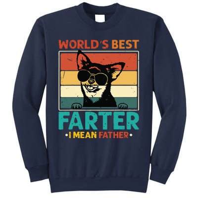 Worlds Best Farter I Mean Father Best Dad Ever Cool Dog Sweatshirt