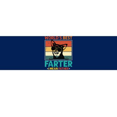 Worlds Best Farter I Mean Father Best Dad Ever Cool Dog Bumper Sticker