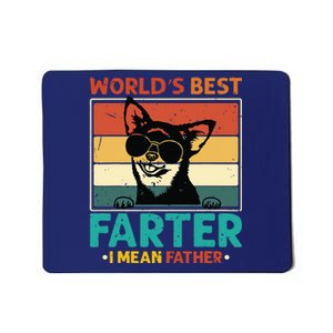 Worlds Best Farter I Mean Father Best Dad Ever Cool Dog Mousepad