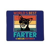 Worlds Best Farter I Mean Father Best Dad Ever Cool Dog Mousepad