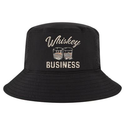 Whiskey Business Funny Vintage Shot Glasses Alcohol Drinking Cool Comfort Performance Bucket Hat