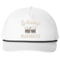 Whiskey Business Funny Vintage Shot Glasses Alcohol Drinking Snapback Five-Panel Rope Hat