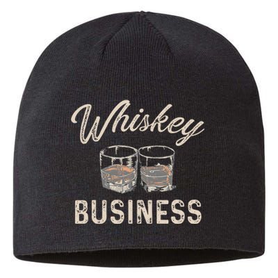 Whiskey Business Funny Vintage Shot Glasses Alcohol Drinking Sustainable Beanie