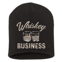 Whiskey Business Funny Vintage Shot Glasses Alcohol Drinking Short Acrylic Beanie