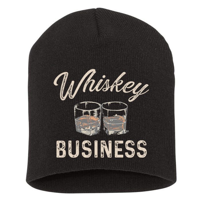 Whiskey Business Funny Vintage Shot Glasses Alcohol Drinking Short Acrylic Beanie