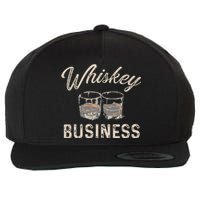 Whiskey Business Funny Vintage Shot Glasses Alcohol Drinking Wool Snapback Cap