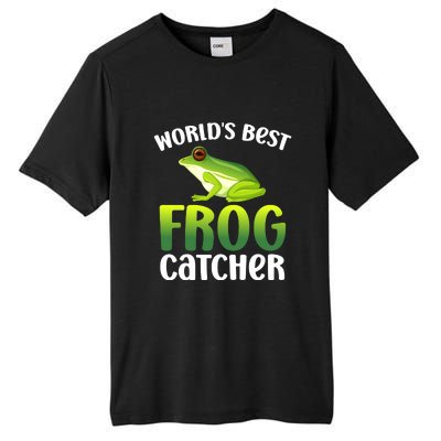 World's Best Frog Catcher Boys Girls Frog Hunter Tall Fusion ChromaSoft Performance T-Shirt