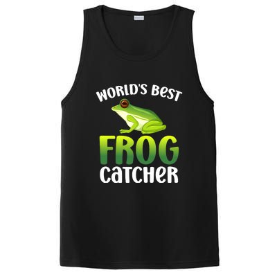 World's Best Frog Catcher Boys Girls Frog Hunter PosiCharge Competitor Tank