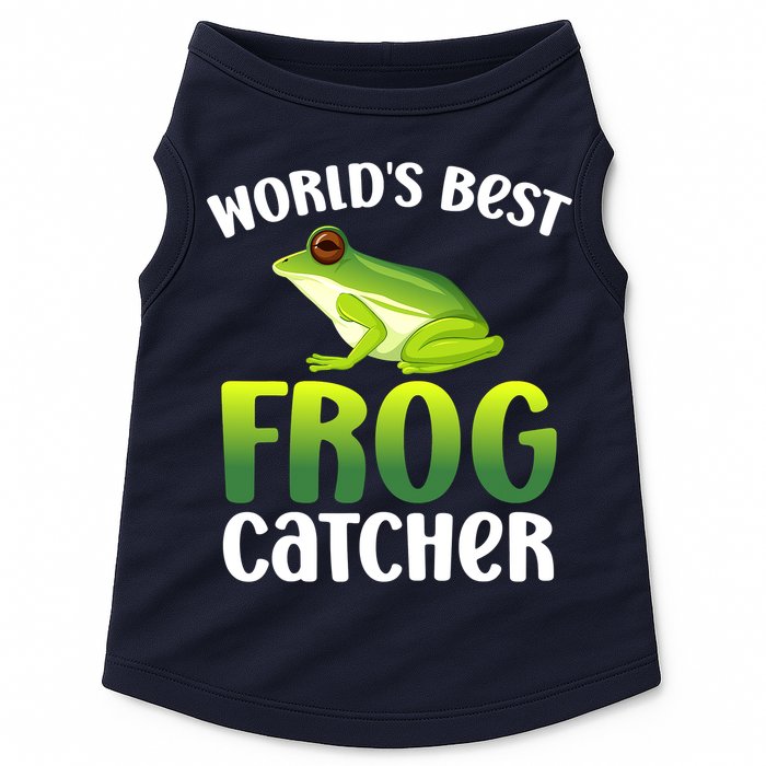 World's Best Frog Catcher Boys Girls Frog Hunter Doggie Tank