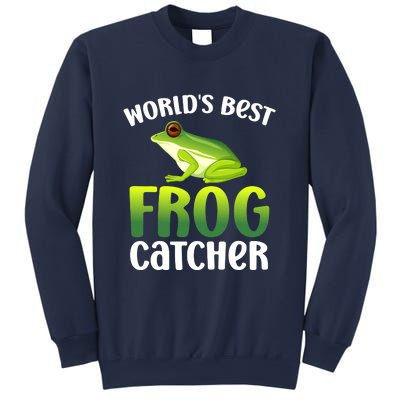 World's Best Frog Catcher Boys Girls Frog Hunter Sweatshirt