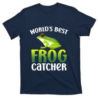 World's Best Frog Catcher Boys Girls Frog Hunter T-Shirt