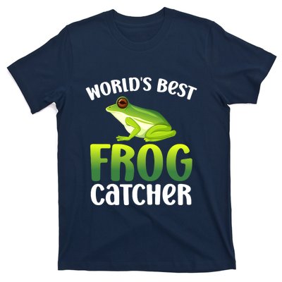 World's Best Frog Catcher Boys Girls Frog Hunter T-Shirt