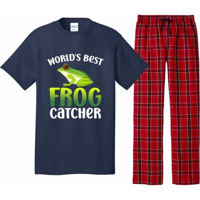 World's Best Frog Catcher Boys Girls Frog Hunter Pajama Set