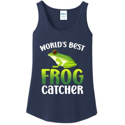 World's Best Frog Catcher Boys Girls Frog Hunter Ladies Essential Tank