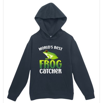 World's Best Frog Catcher Boys Girls Frog Hunter Urban Pullover Hoodie