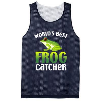 World's Best Frog Catcher Boys Girls Frog Hunter Mesh Reversible Basketball Jersey Tank