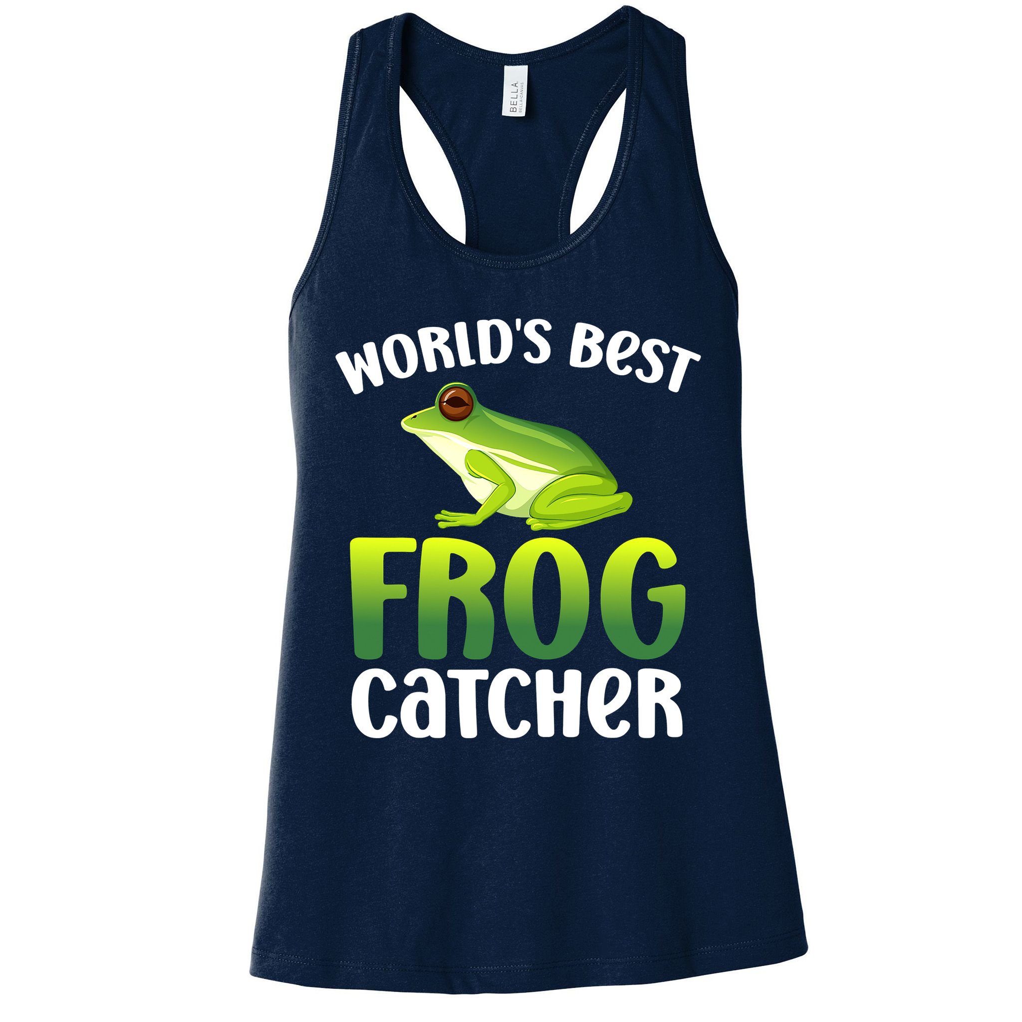 World's Best Frog Catcher Boys Girls Frog Hunter Womens Tank Top