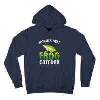 World's Best Frog Catcher Boys Girls Frog Hunter Tall Hoodie