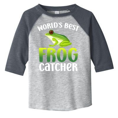 World's Best Frog Catcher Boys Girls Frog Hunter Toddler Fine Jersey T-Shirt