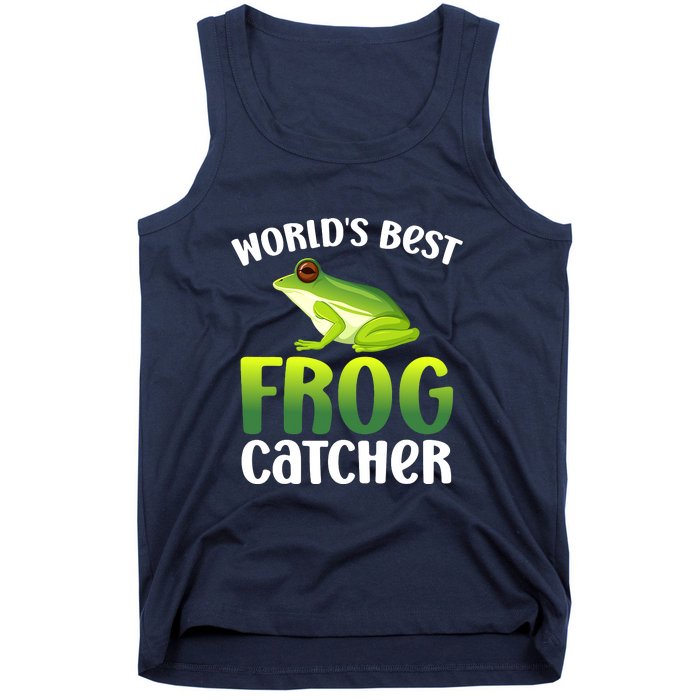 World's Best Frog Catcher Boys Girls Frog Hunter Tank Top