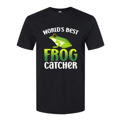 World's Best Frog Catcher Boys Girls Frog Hunter Softstyle CVC T-Shirt