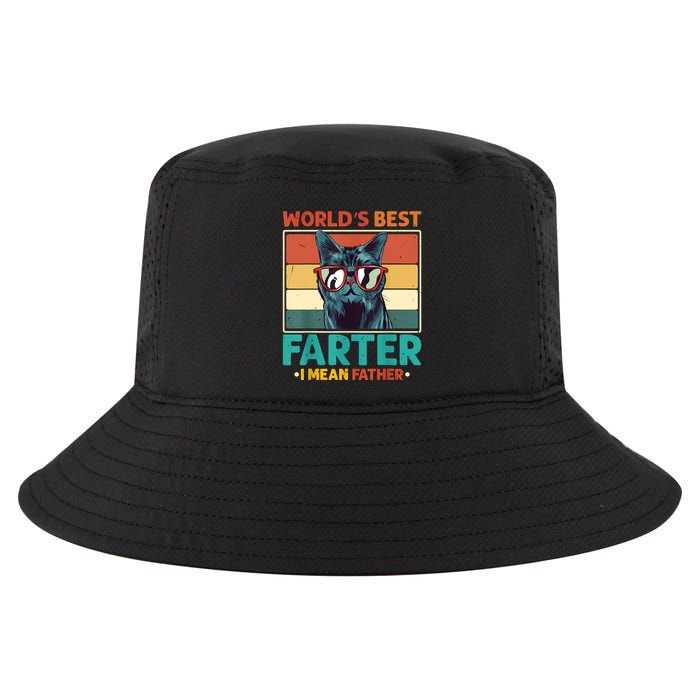 Worlds Best Farter I Mean Father Best Cat Dad Ever Cool Comfort Performance Bucket Hat