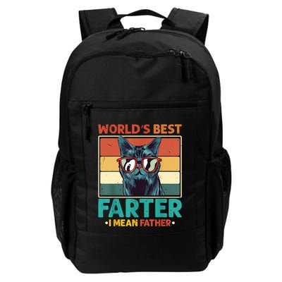 Worlds Best Farter I Mean Father Best Cat Dad Ever Backpack