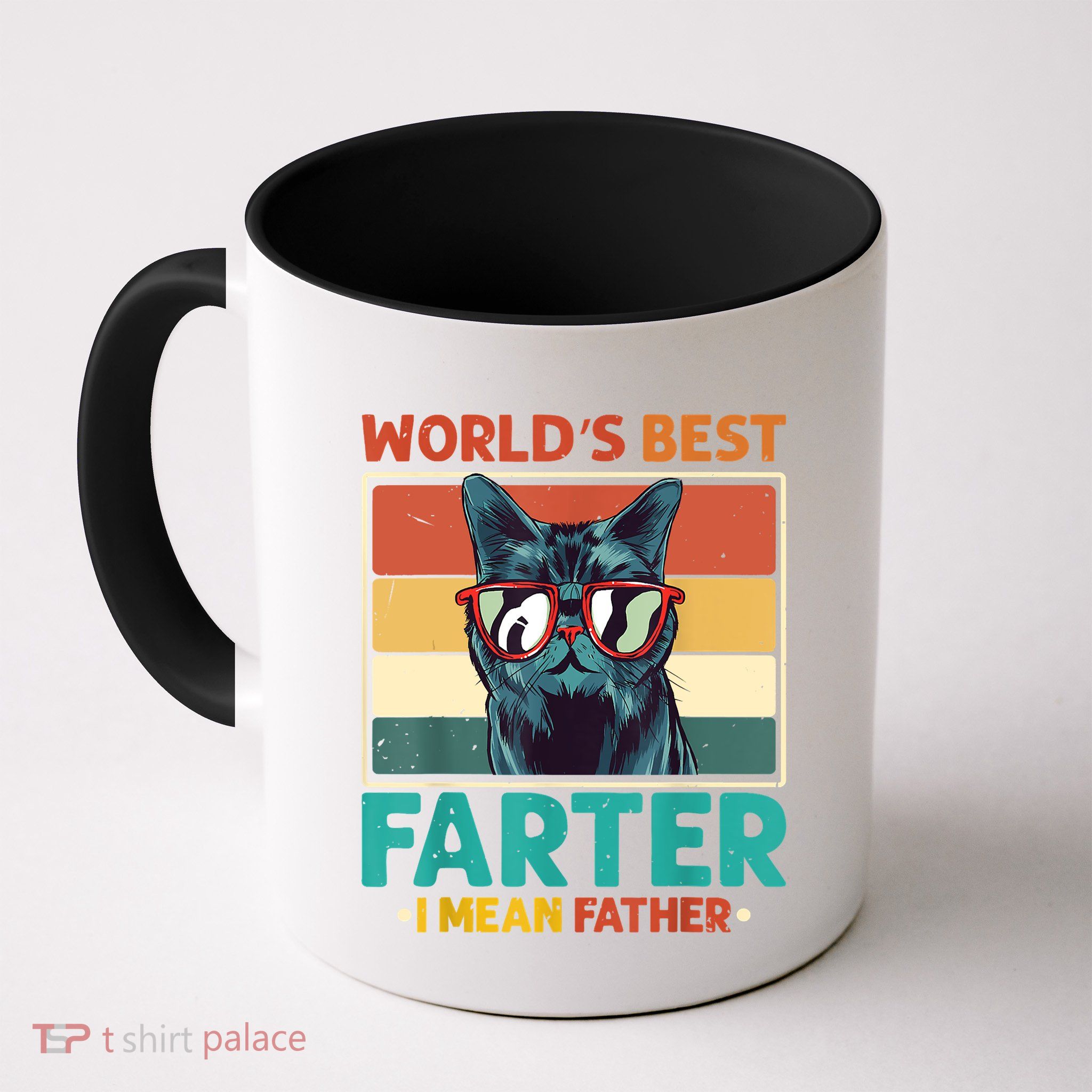 Worlds Best Farter I Mean Father Best Cat Dad Ever Mug
