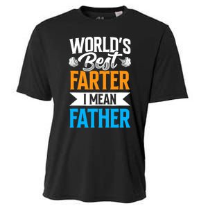 World's Best Farter I Mean Father Dad Father's Day Daddy Cooling Performance Crew T-Shirt