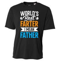 World's Best Farter I Mean Father Dad Father's Day Daddy Cooling Performance Crew T-Shirt