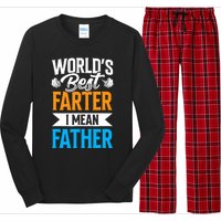 World's Best Farter I Mean Father Dad Father's Day Daddy Long Sleeve Pajama Set